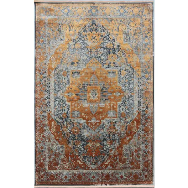 160cm x 230cm Persian Rug - Gold, Grey image