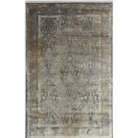 160cm x 230cm Persian Rug - Gold, Navy