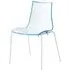2-Piece Stackable Chair Set - Cornflower, Polymer