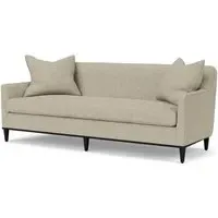 2-Seater Sofa with Cushions - Light Neutral, Linen