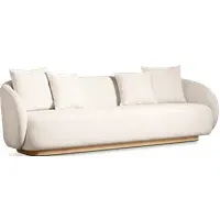 3-Seater Como Sofa - Natural, Teak