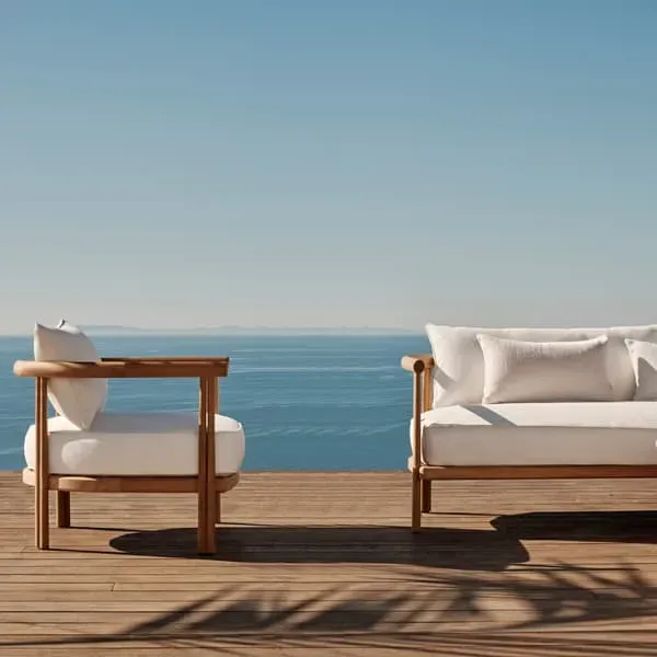 3-Seater Cove Sofa - Natural, Teak