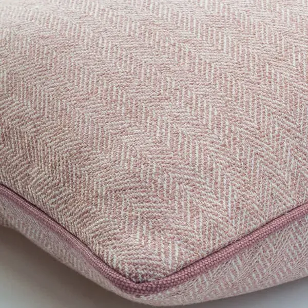 55cm Cushion with Feather Fill - Frappe, Cotton