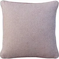 55cm Cushion with Feather Fill - Frappe, Cotton