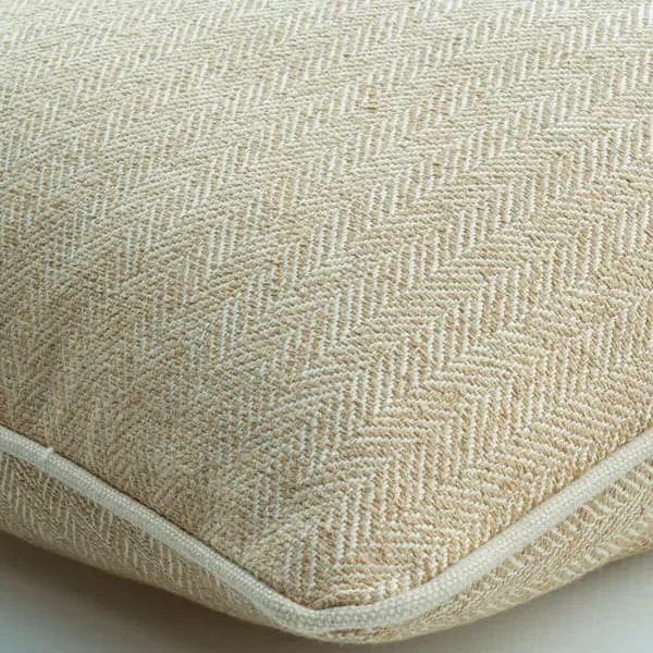 55cm Cushion with Feather Fill - Limone, Cotton