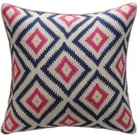 55cm Cushion with Feather Fill - Paradise, Linen