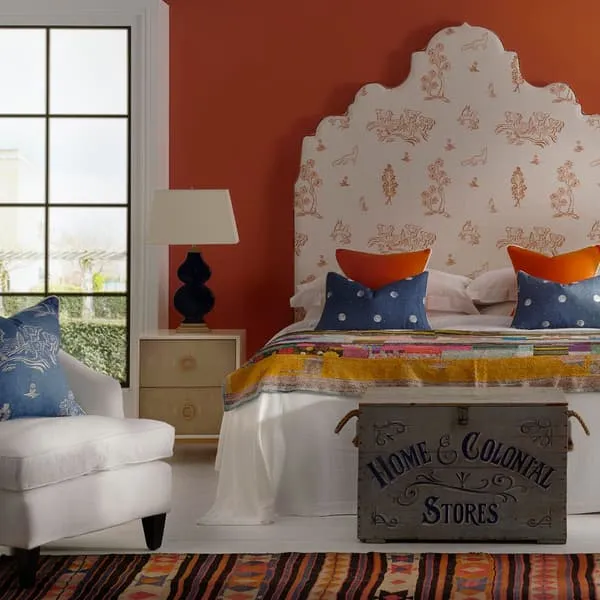 5ft Julia Custom Headboard - Custom Fabric, Plywood image