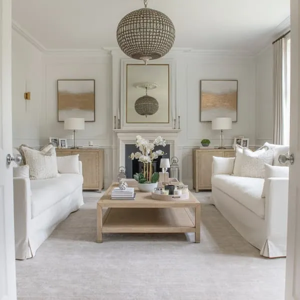 8' x 10' Medium Pile Rug - Ivory, Wool