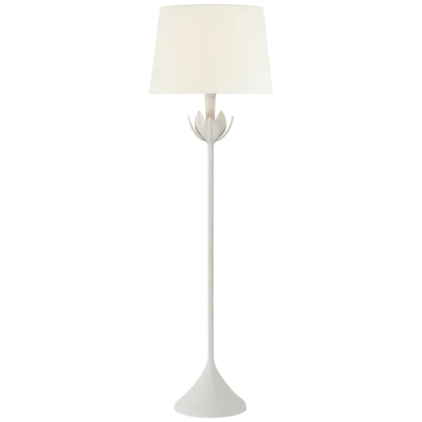 Alberto Floor Lamp - White, Plaster image