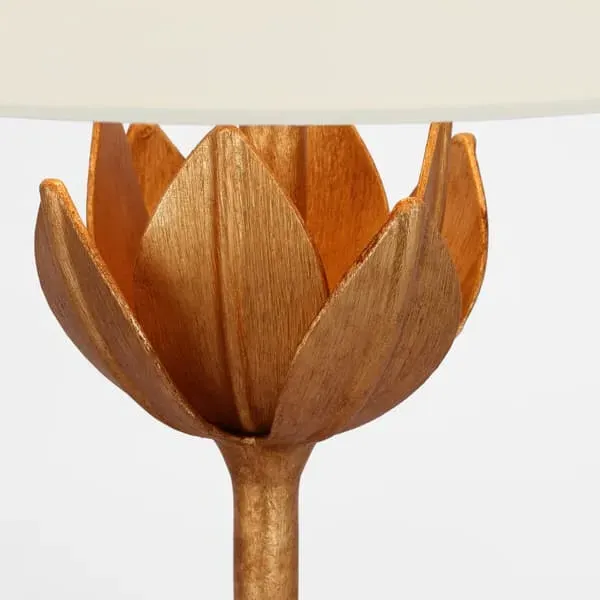 Alberto Light Fixture - Antique Gold Leaf