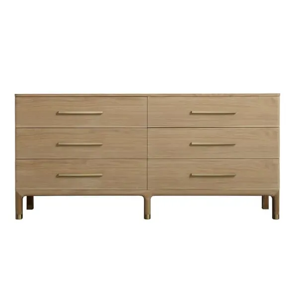 Angelo Chest of Drawers - Brown, Oak Wood image
