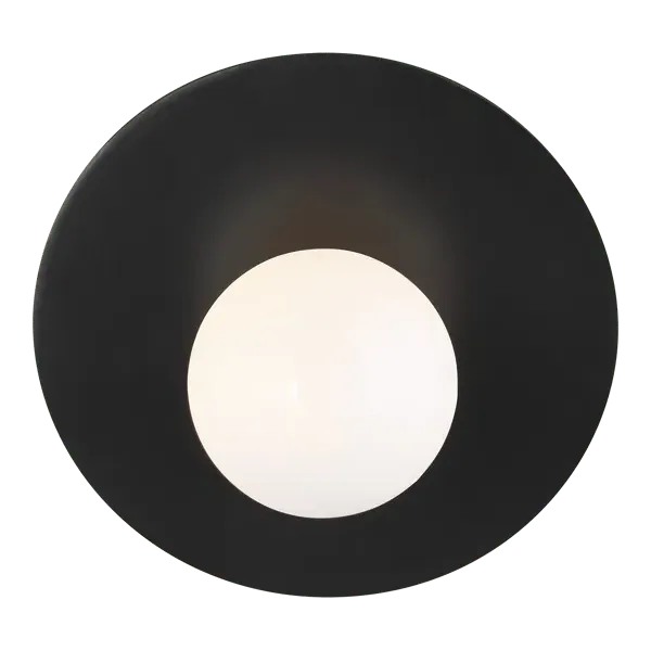 Angled Wall Light - Black, Metal