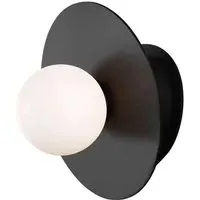 Angled Wall Light - Black, Metal
