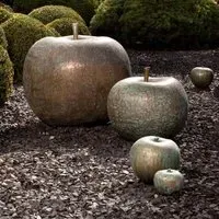 Apple Sculpture Accessory - Bronze, Cast Bronze