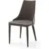 Armless Dining Chair - Grey, Velvet