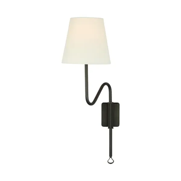 Articulating Wall Light - Bronze, Leather