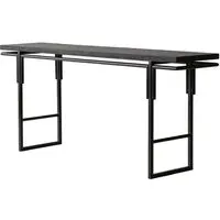 Athena Console Table - Black, Lacquer