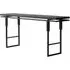 Athena Console Table - Black, Lacquer
