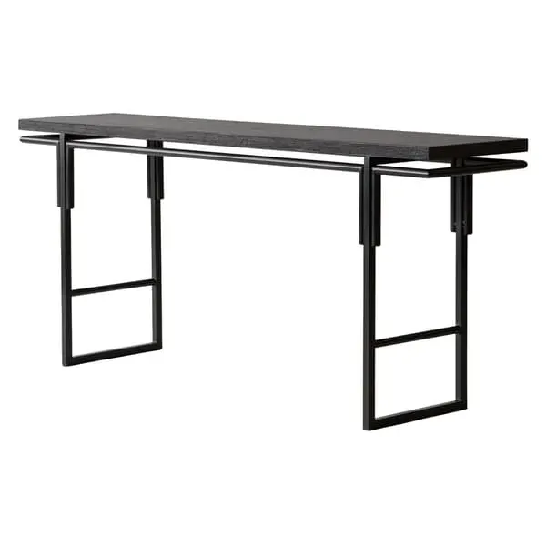 Athena Console Table - Black, Lacquer image
