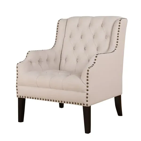 Bassett Chair - Cream, Linen image