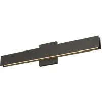 Bau Wall Light with LED - Black, Metal