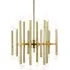 Beckman Chandelier - Burnished Brass, Steel
