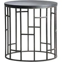 Blackout Side Table - Black, Wood
