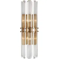 Bonnington Crystal Wall Light - Brass, Metal