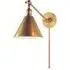 Boston Adjustable Wall Light - Brass, Metal