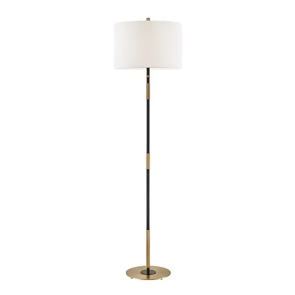 Bowery Floor Lamp - Black, Brass image