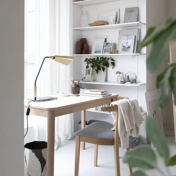 Bowery Table Lamp with Linen Shade - Black, Bronze