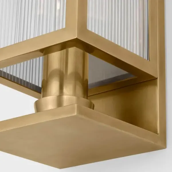 Box Wall Light - Brass, Metal