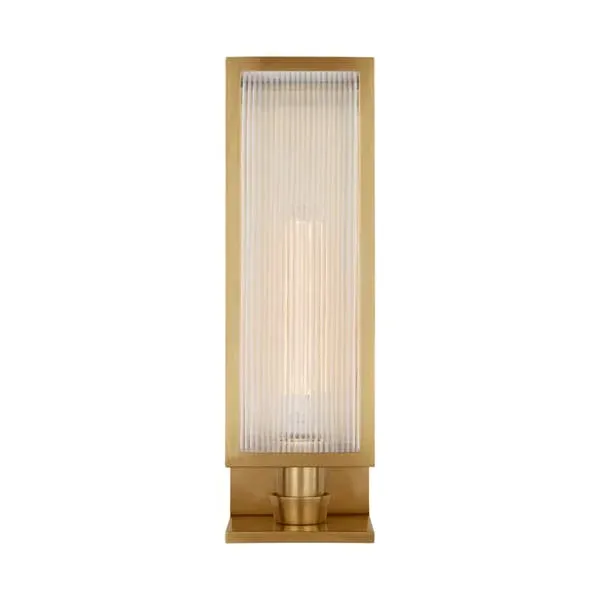 Box Wall Light - Brass, Metal