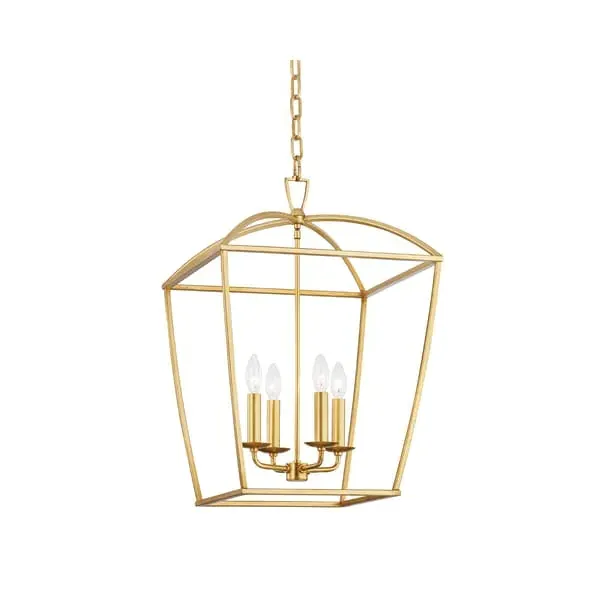 Briony Pendant Light - Gold Leaf, Metal image