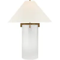 Brooks Table Lamp - Crystal, Gilded Iron