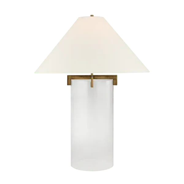 Brooks Table Lamp - Crystal, Gilded Iron image