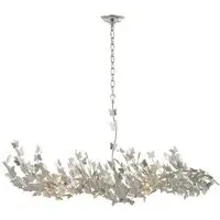 Butterfly Motif Pendant Light - Silver, Metal