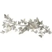 Butterfly Wall Light - Silver, Metal