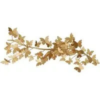 Butterfly Wall Light with Single Stem - Gold, Metal