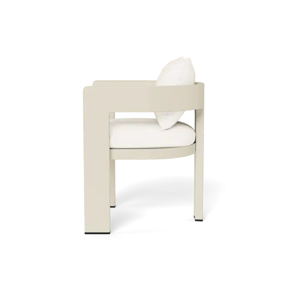 Caicos Dining Chair with Arms - Bone