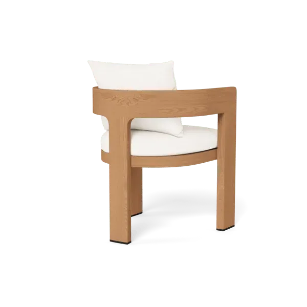 Caicos Outdoor Dining Chair with Arms - Teak