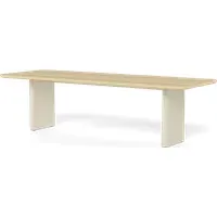 Caicos Rectangular Dining Table - Grey, Aluminum