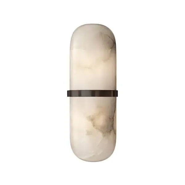 Capsule Wall Light - Bronze, Marble image