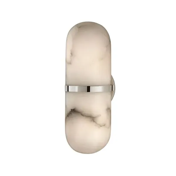 Capsule Wall Light - Polished Nickel, Metal
