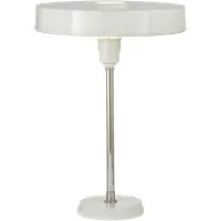 Carlo Table Lamp with Switch - White, Metal