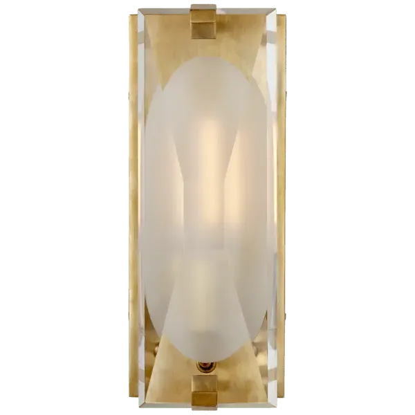Castle Peak Wall Light - Soft Brass image