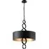 Chain Pendant Light with Copper Circles - Copper, Metal