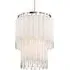 Chandelier with Glass Detail - Nickel