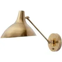 Charlton Sleek Wall Light - Brass, Metal