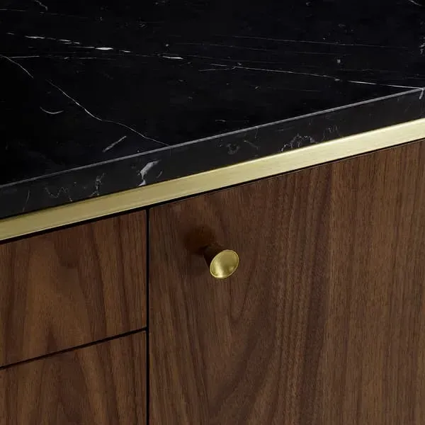 Chester Art Deco Sideboard - Dark Wood, Oak Walnut
